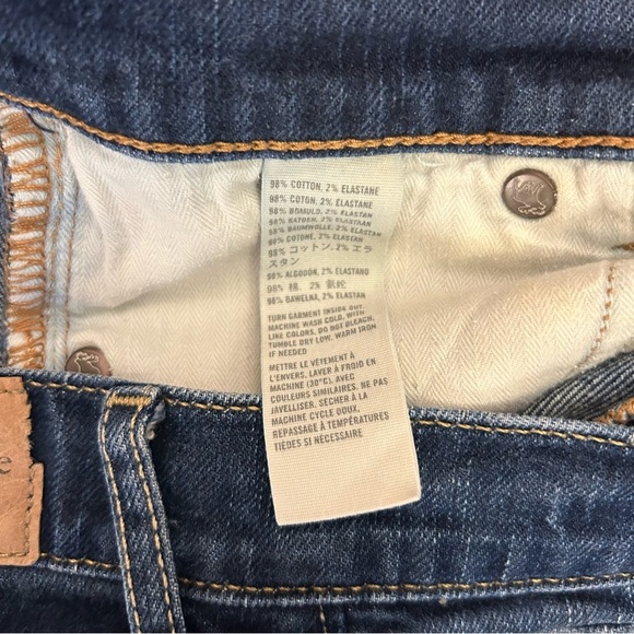 Abercrombie & Fitch Women's Erin Jeans Size 0 S Blue Distressed Skinny Low Rise - Picture 14 of 14